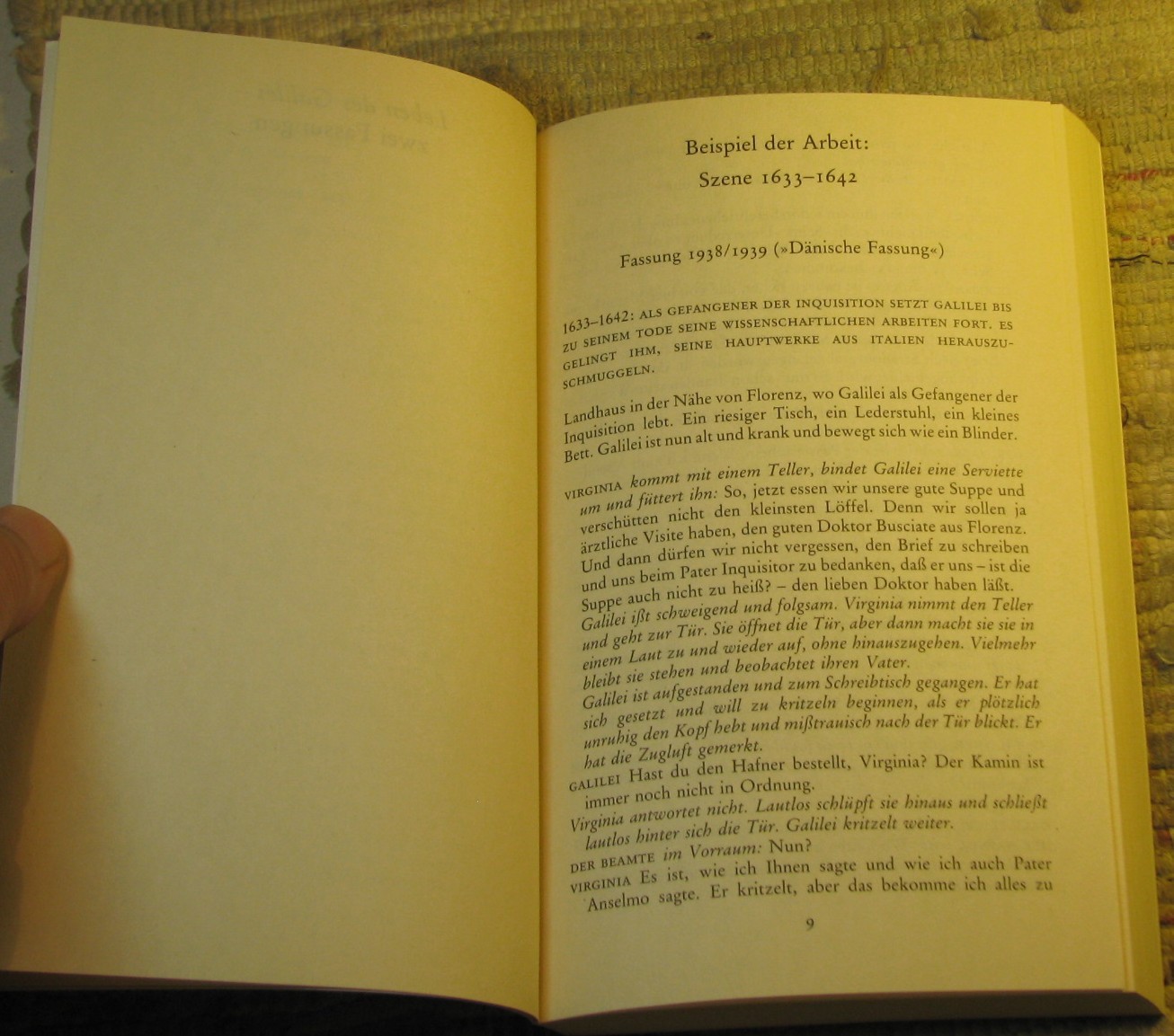BRECHTS LEBEN DES GALILEI von Werner Hecht 2001 German Suhrkamp Taschenbuch PB