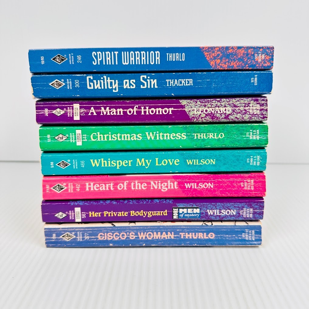8x Harlequin Intrigue PB Romance Books/Novels – Multiple Titles & Authors