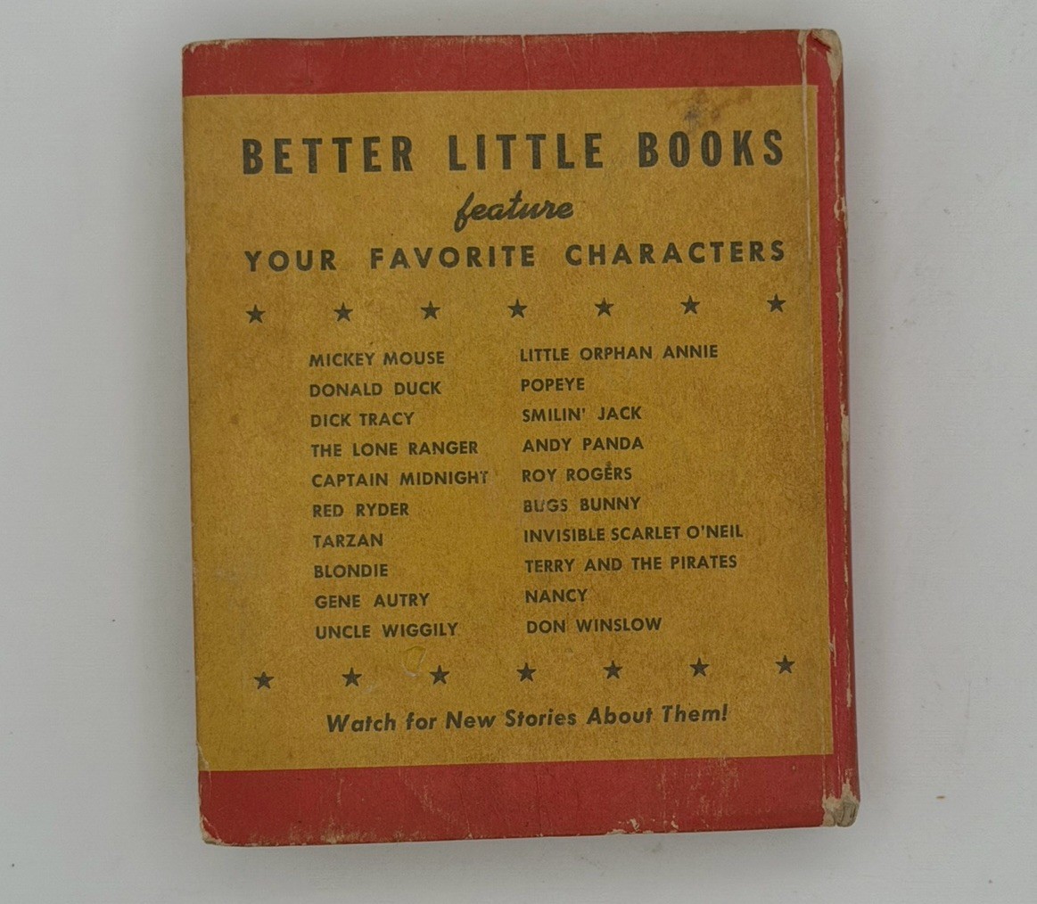 Big Better Little Book Walt Disney&rsquo;s Brer Rabbit Whitman Publishing Comic 1947