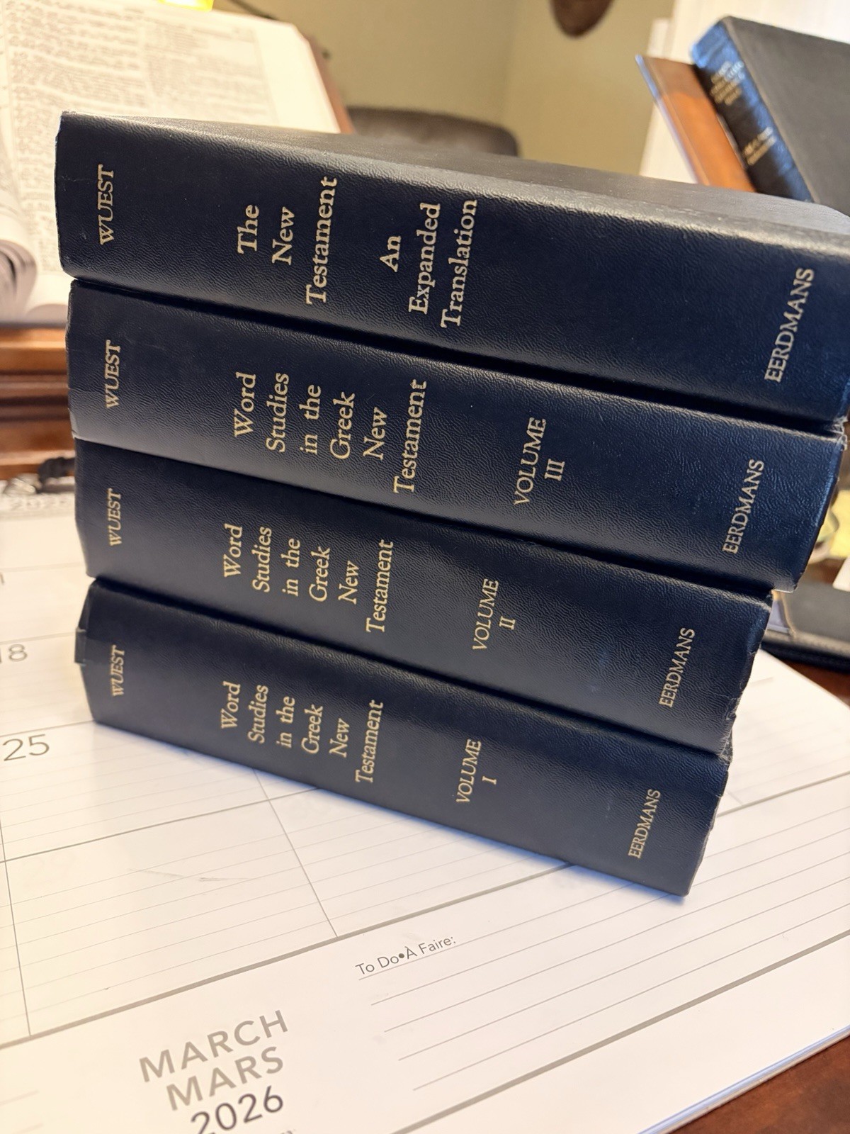 « Word Studies in The Greek New Testament » 4 Volumes, by Kenneth S. Wuest