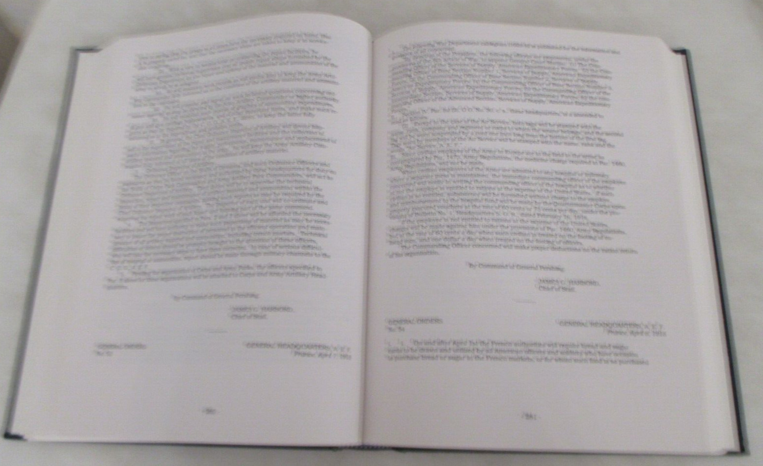 United States Army in the World War 1917-1919: General Orders, Volume 16