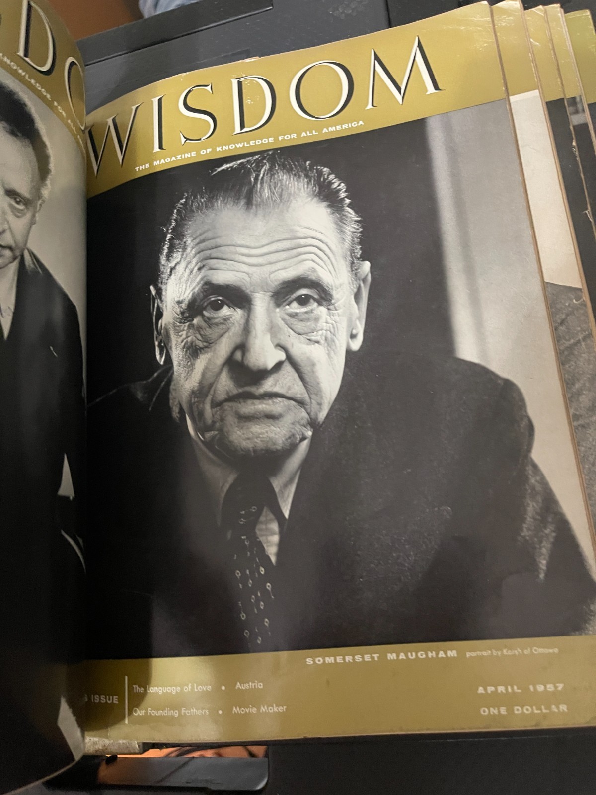 WISDOM Magazine 1957 Lot Of 8 Volume Two Freud, Roosevelt, Eisenhower