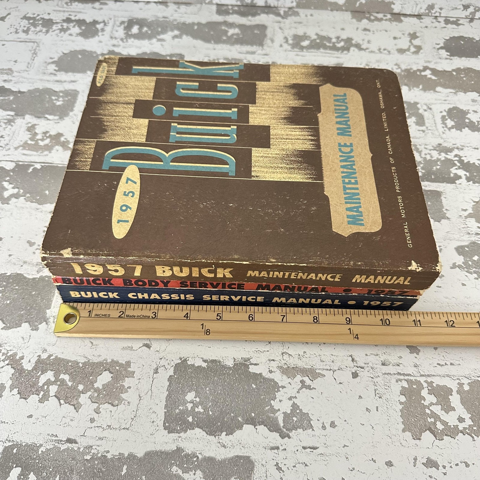 Vintage 1957 Buick Maintenance Chassis Body Service Manuals Lot 3 PB Canada