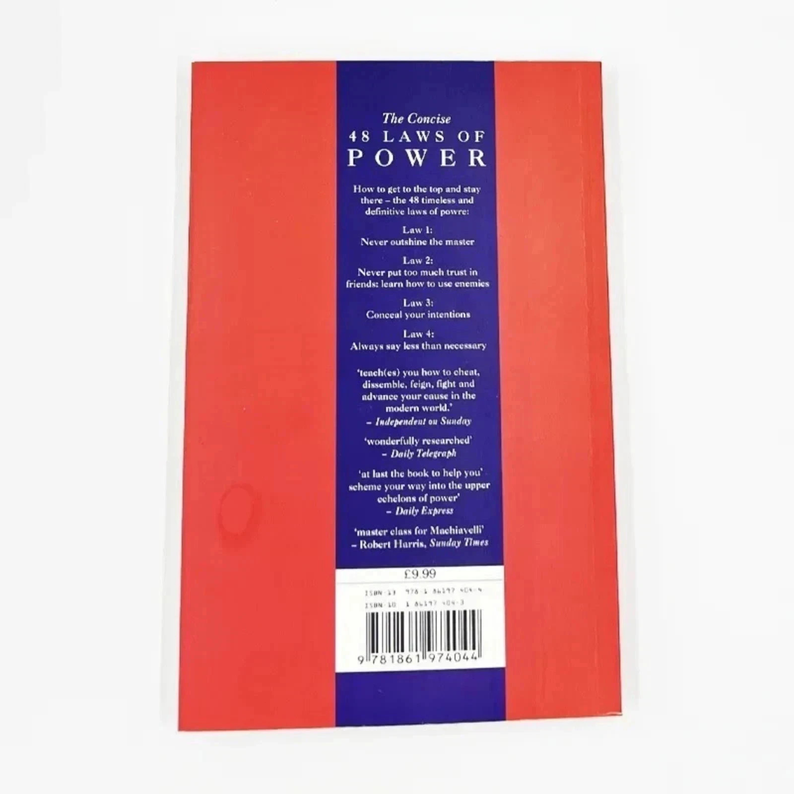 The 48 Laws of Power – Paperback By Greene, Robert – GOOD