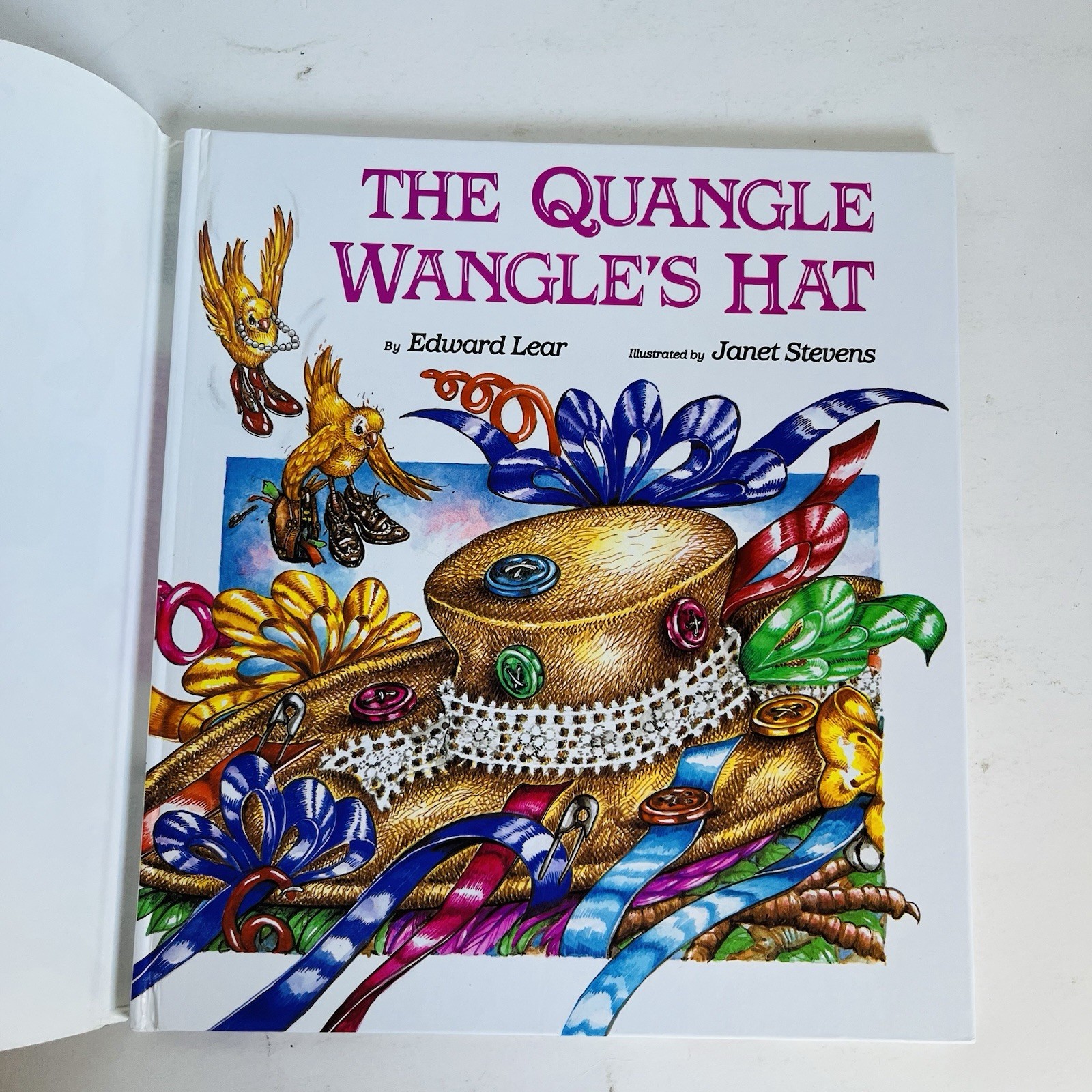 The Quangle Wangle&rsquo;s Hat Edward Lear Janet Stevens 1st Edition 1988 HC Nonsense