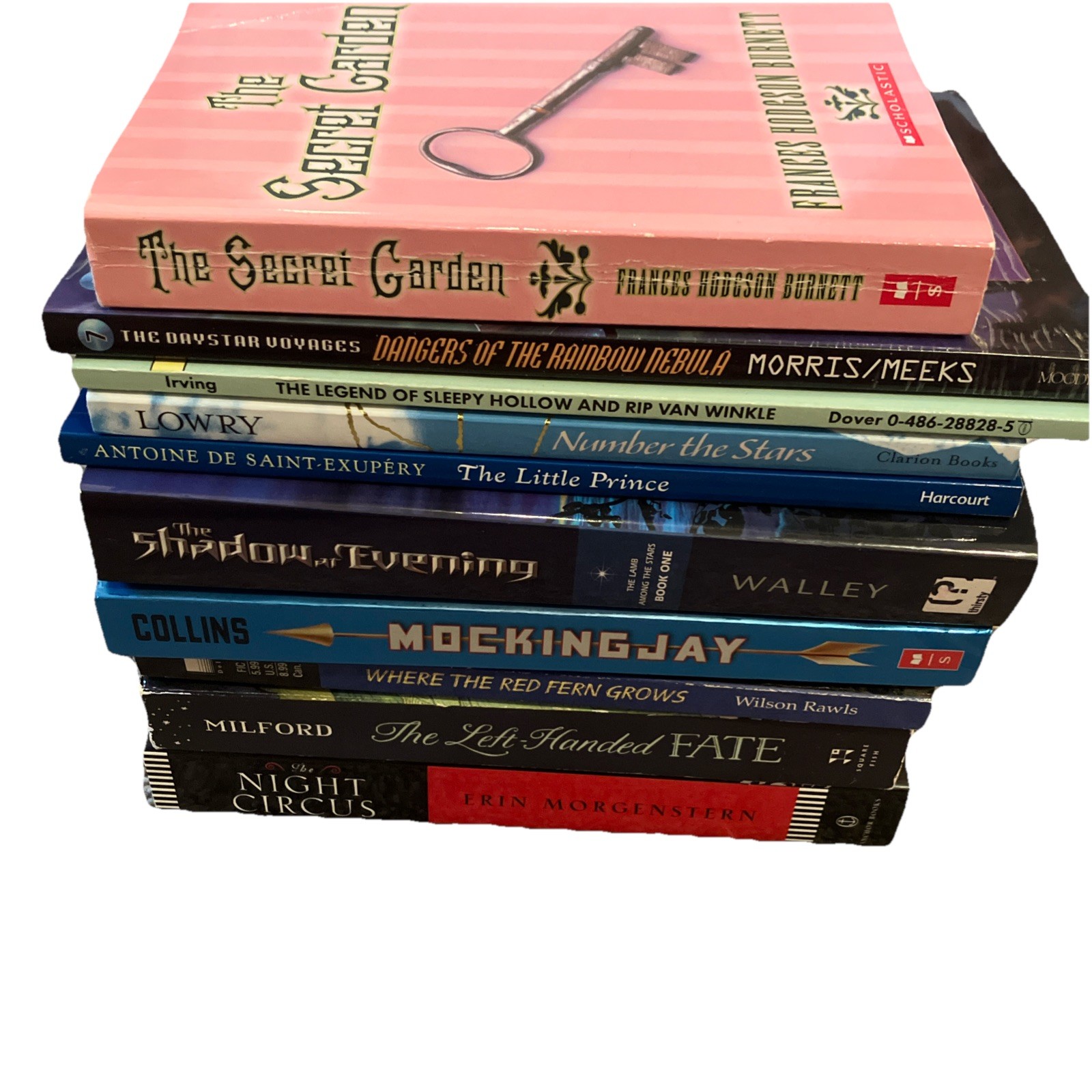 Young Adult Teen Fiction Paperback Book Lot of 10 Mixed As Shown See Photos