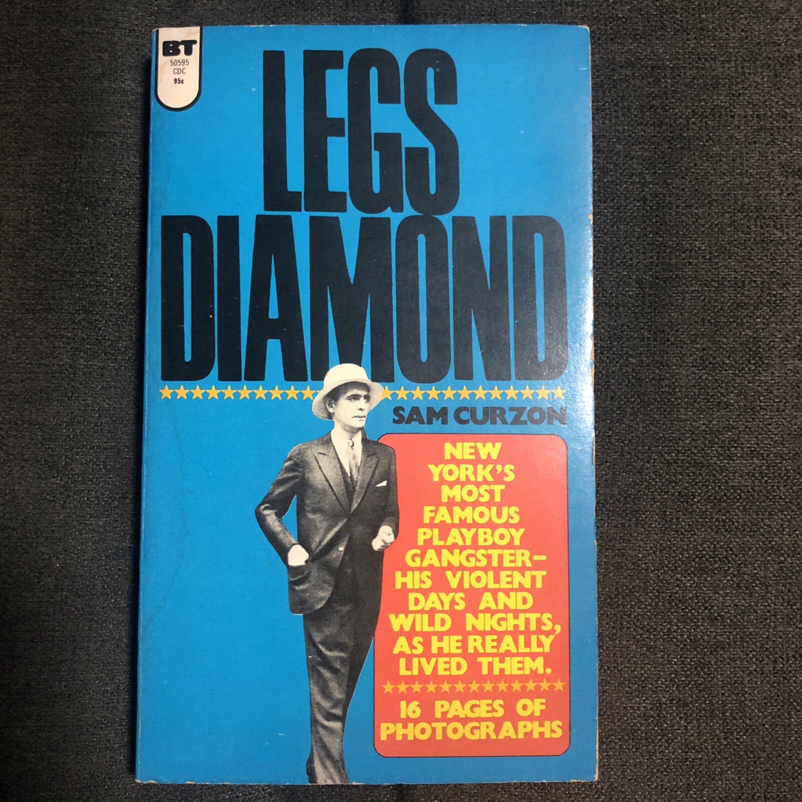Legs Diamond by Sam Curzon Public Enemies Of The 1930’s, 1973 Vintage Paperback