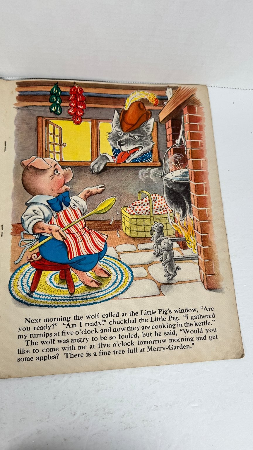 Vintage Children&rsquo;s Story Book Lot 1938-40 Whitman Merrill Peter Rabbit Pigs
