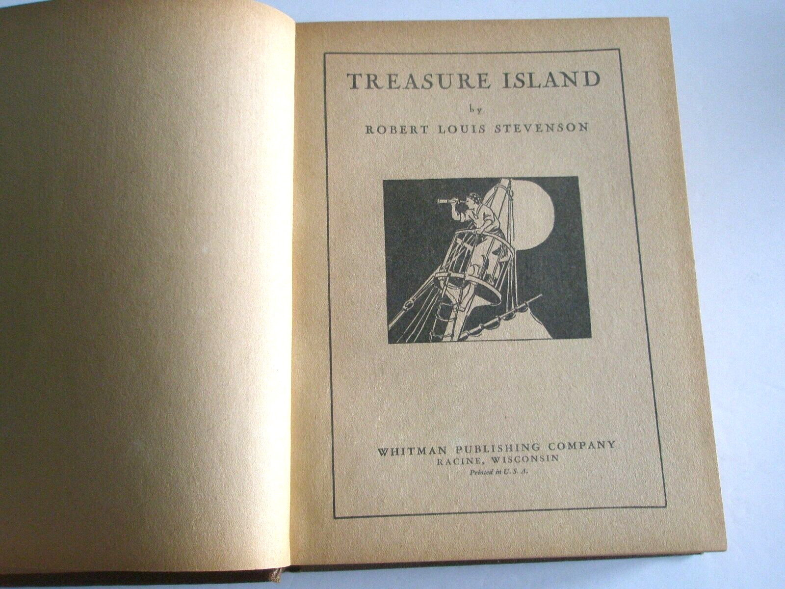 Treasure Island Robert Lewis Stevenson HC/DJ Whitman Publishing Undated