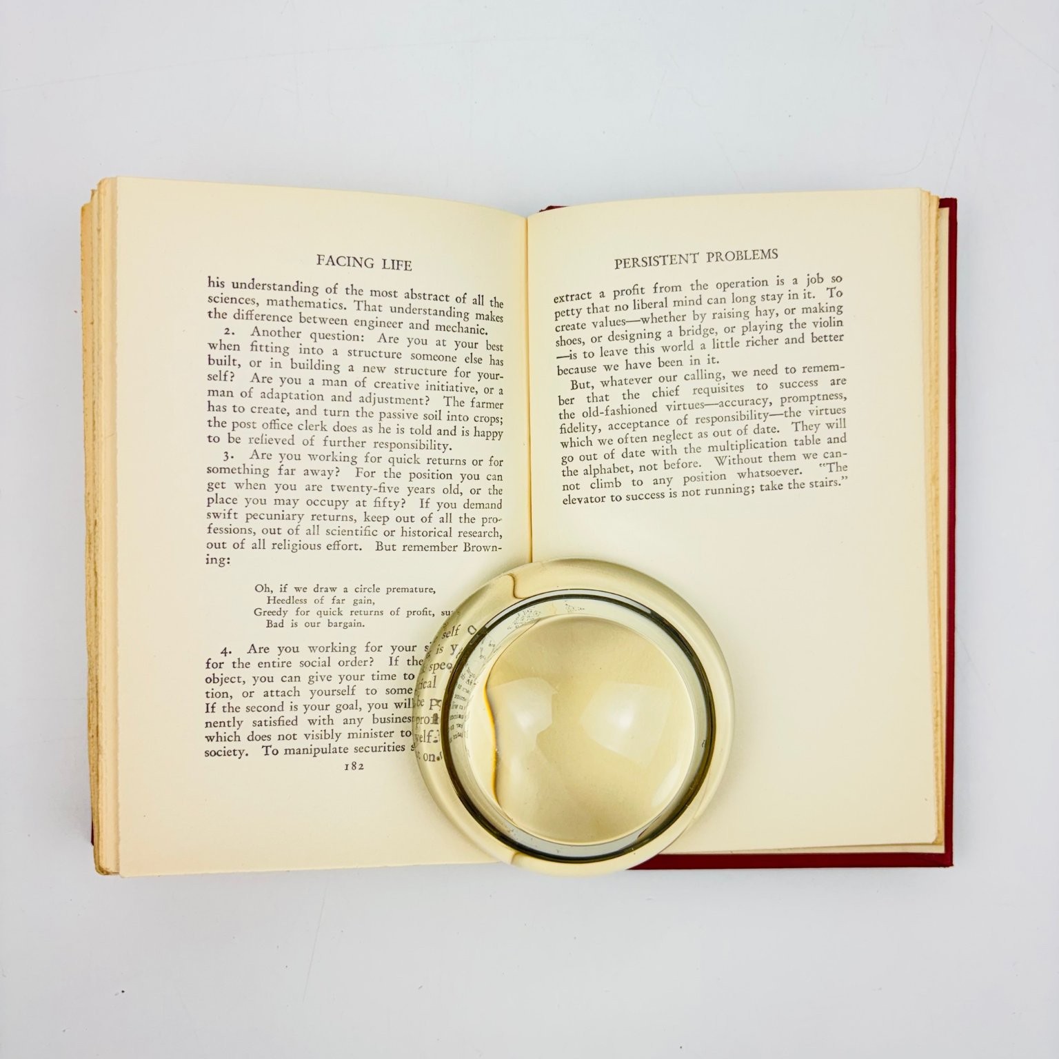 Facing Life WHP Faunce 1942 Association Copy Inscribed & Signed by Author&rsquo;s Wife