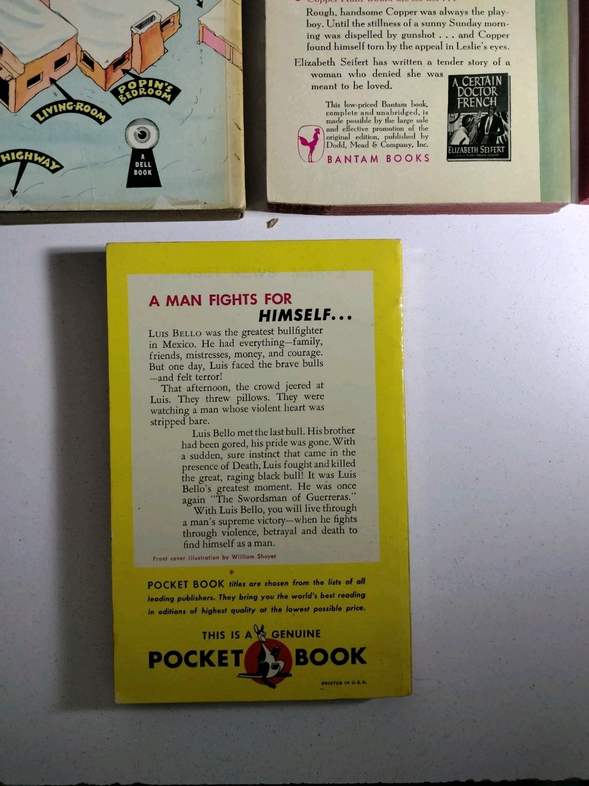 Vintage Pocket Books • 8 First Printings • 1940s–50s Pulp Lot Of 9 Paperbacks