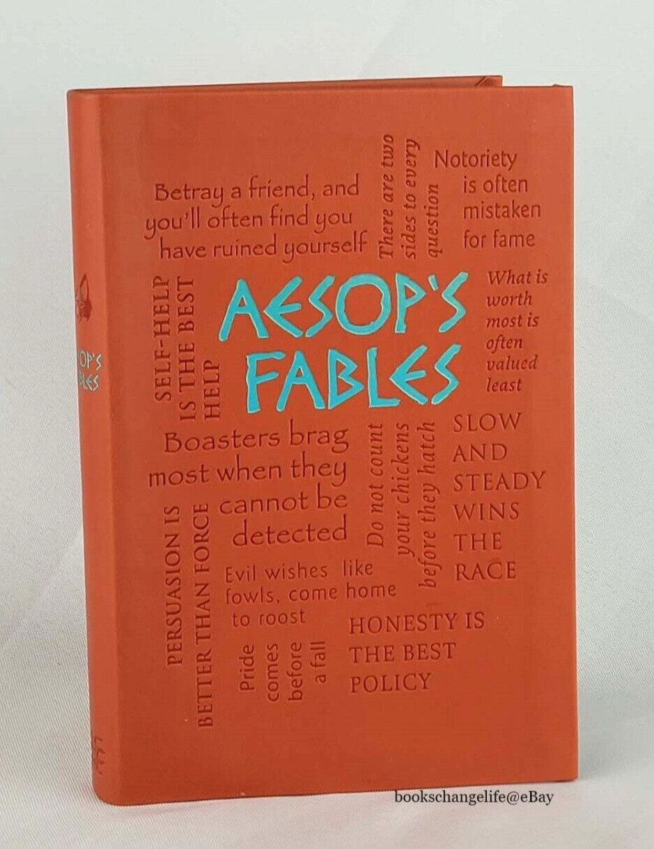 AESOP&rsquo;S FABLES Illustrated by Arthur Rackham Flexi Bound Faux Leather Brand NEW