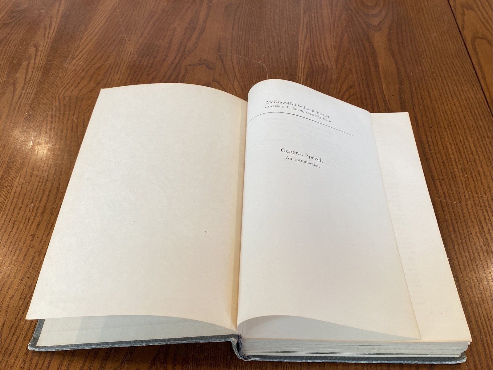 Vtg Essentials of General Speech Baird & Knower McGraw-Hill HC 1st Edition 1949