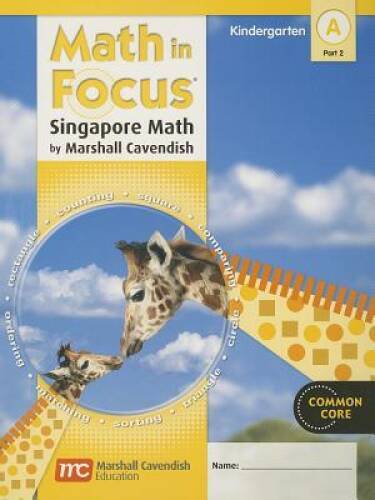 Math in Focus: Singapore Math: Student Edition, Book A Part 2 Grade – GOOD