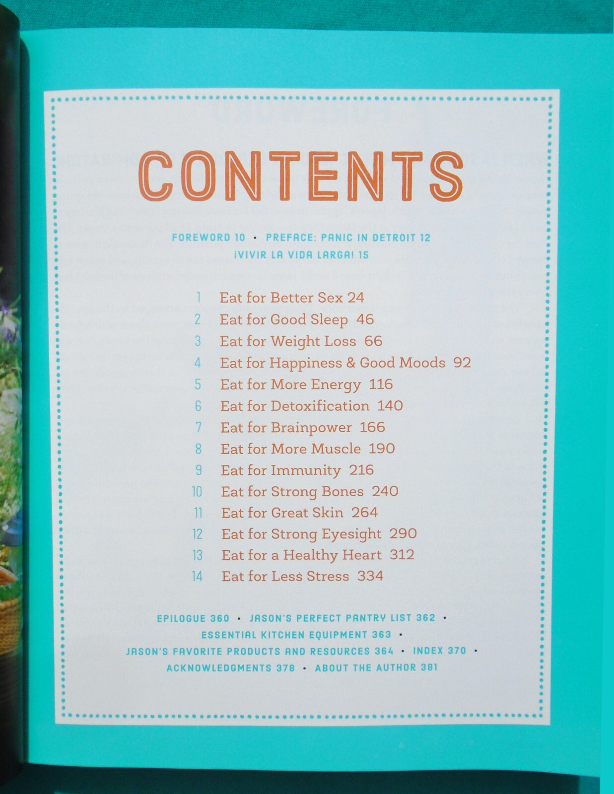 « Eaternity » by Jason Wrobel ©2016 Softcover 150+ Vegan Recipes 381 Pages NEW