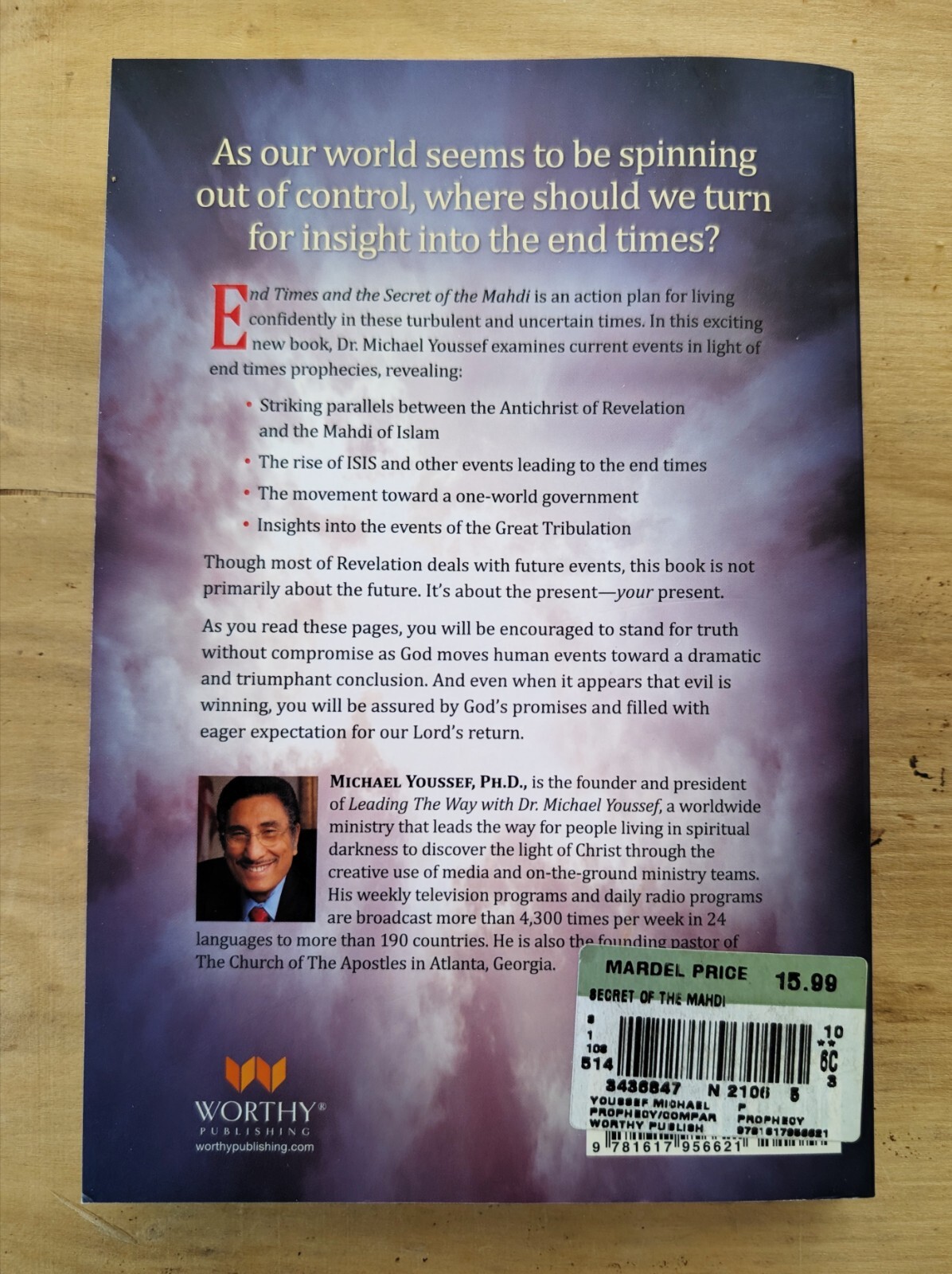End Times and the Secret of the Mahdi by Michael Youssef 2016 Paperback