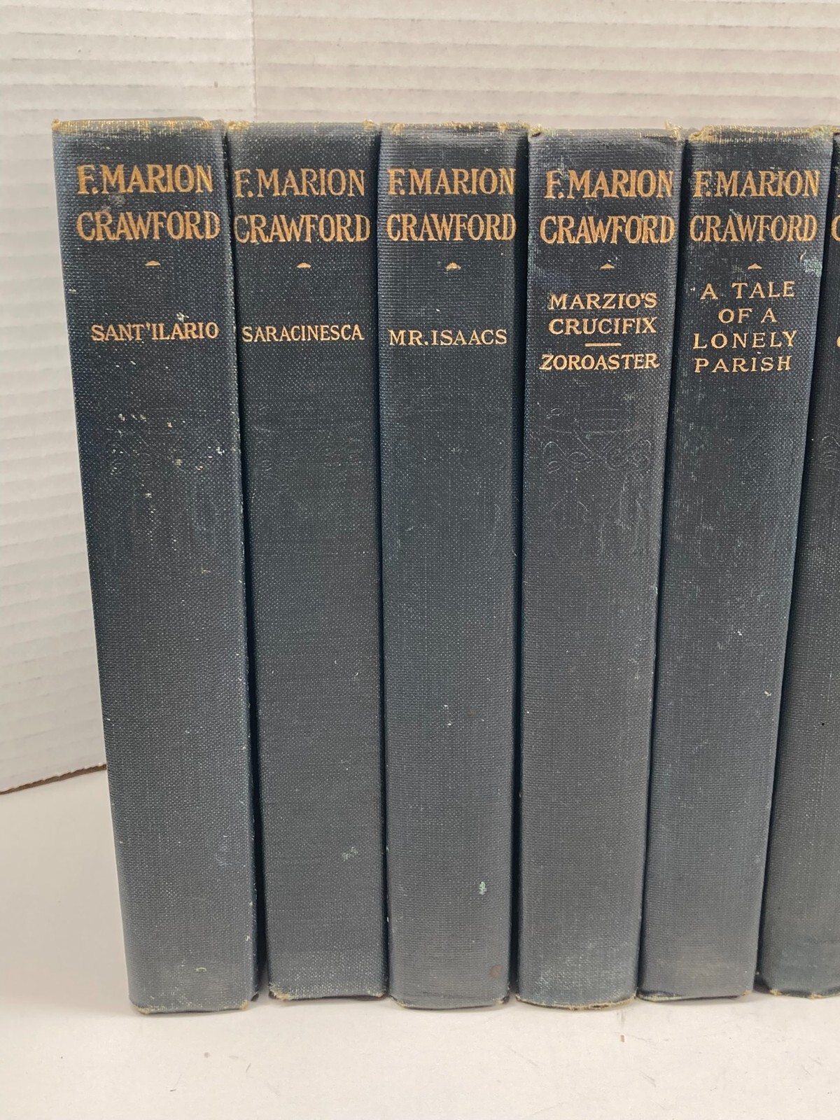 Antique The Novels of F. Marion Crawford Hardcover Your Choice Individual Books