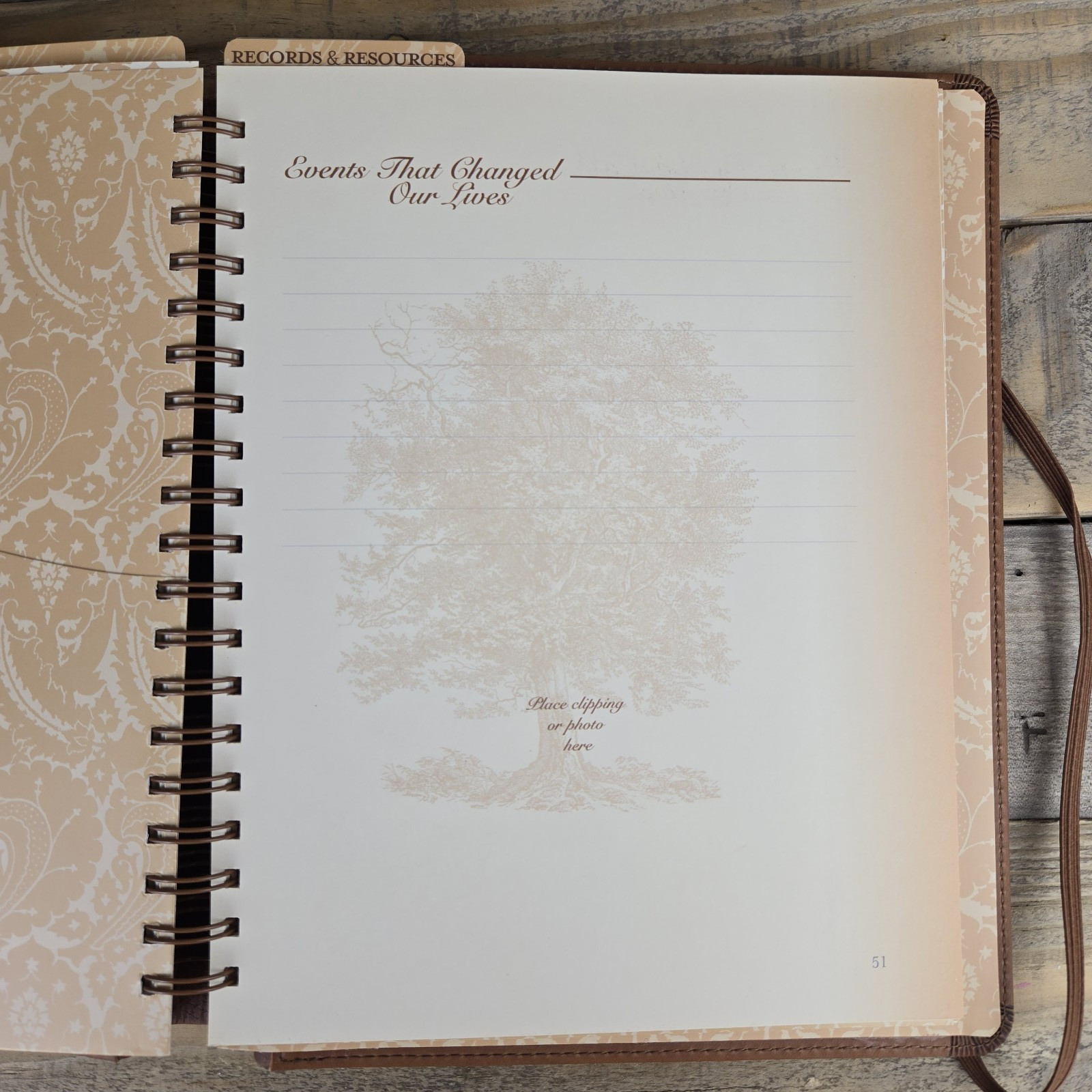 Our Family History A Keepsake Journal Faux Leather-Bound Family Tree Religious
