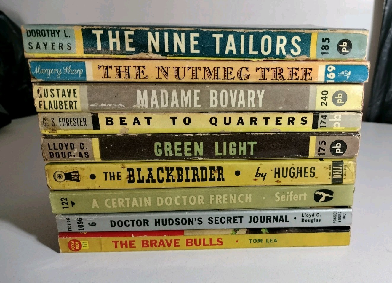 Vintage Pocket Books • 8 First Printings • 1940s–50s Pulp Lot Of 9 Paperbacks