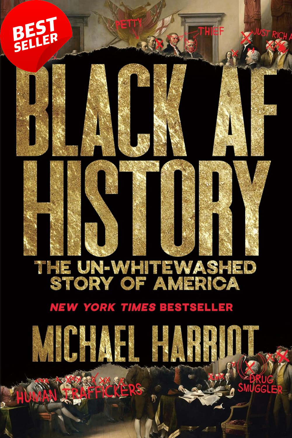 Black AF History Book Unwhitewashed US History Black Americans Bestseller
