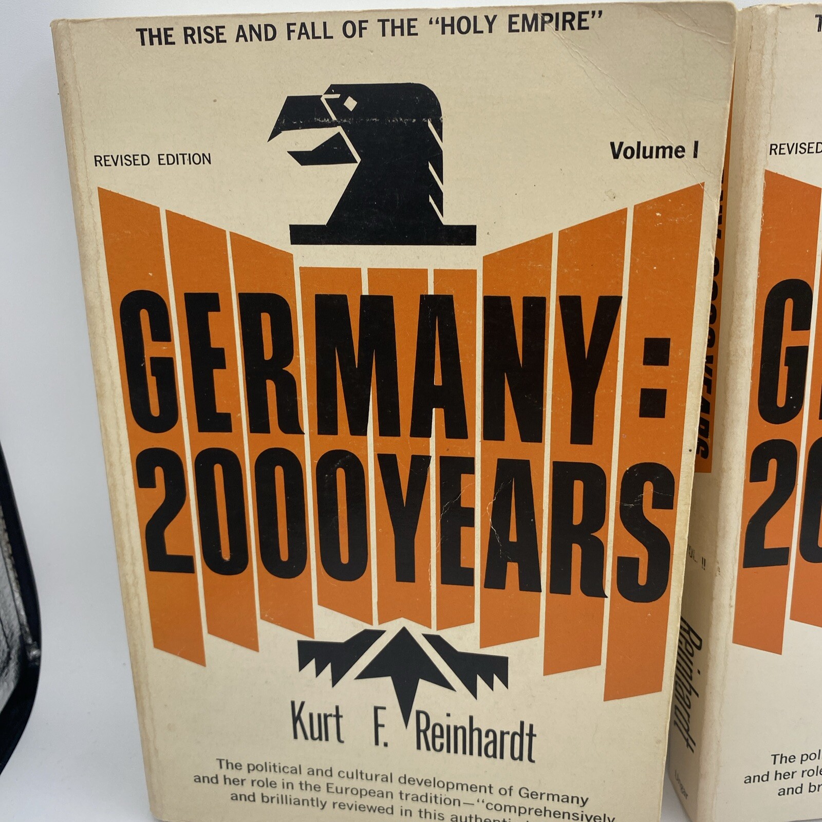 GERMANY 2000 YEARS Vol 1 & Vol II Kurt F Reinhardt Rise Fall of Holy Empire Book
