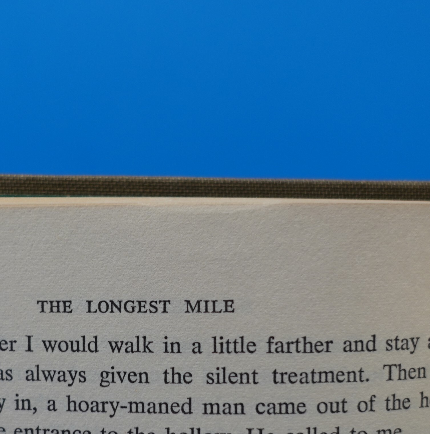 THE LONGEST MILE BY RENA GAZAWAY, SIGNED-INSCRIBED- NOT PERSONALIZED