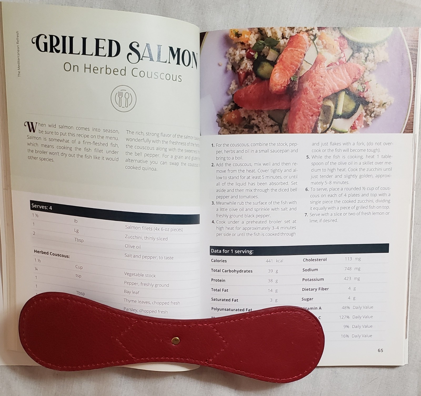 The Mediterranean Refresh Cookbook by Erika Simons 2020 p161 Illus TPB Peapil Pu
