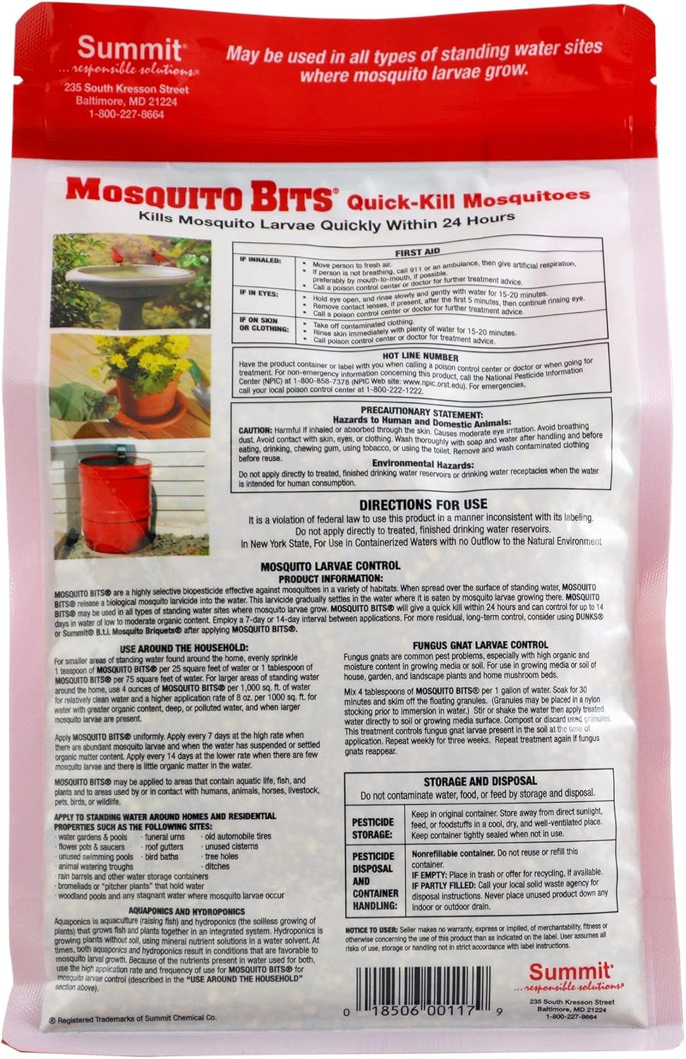 Summit 117-6 Mosquito Bits, Granular, 30 oz Package