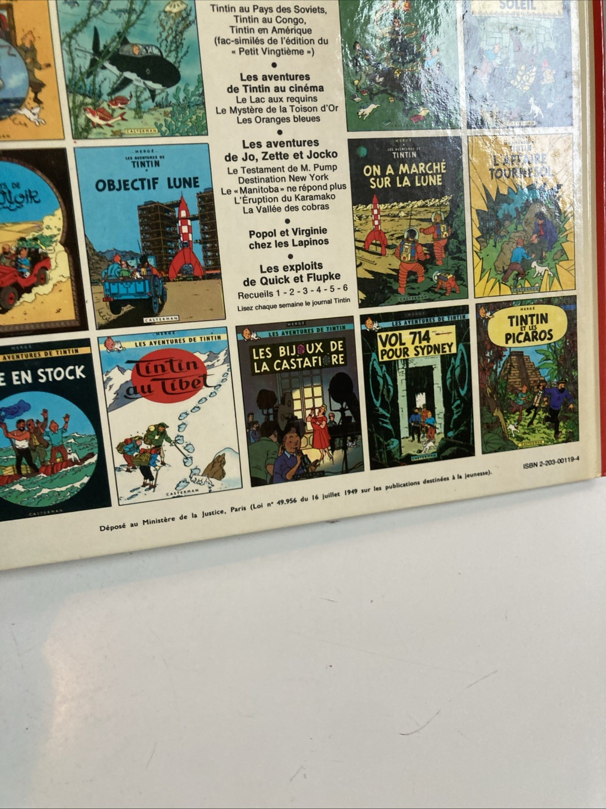HERGE TINTIN AU TIBET CASTERMAN LES ADVENTURES BOOK 60&rsquo;s ?