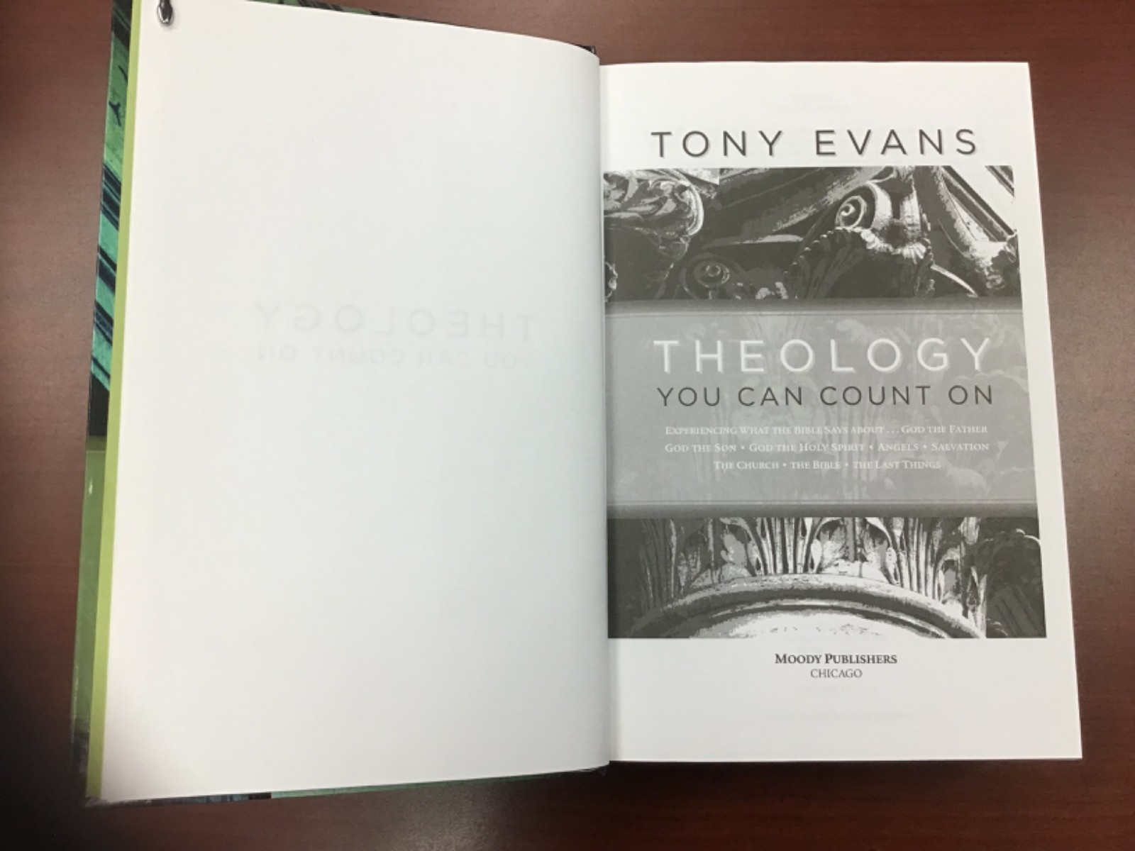Theology You Can Count On by Tony Evans