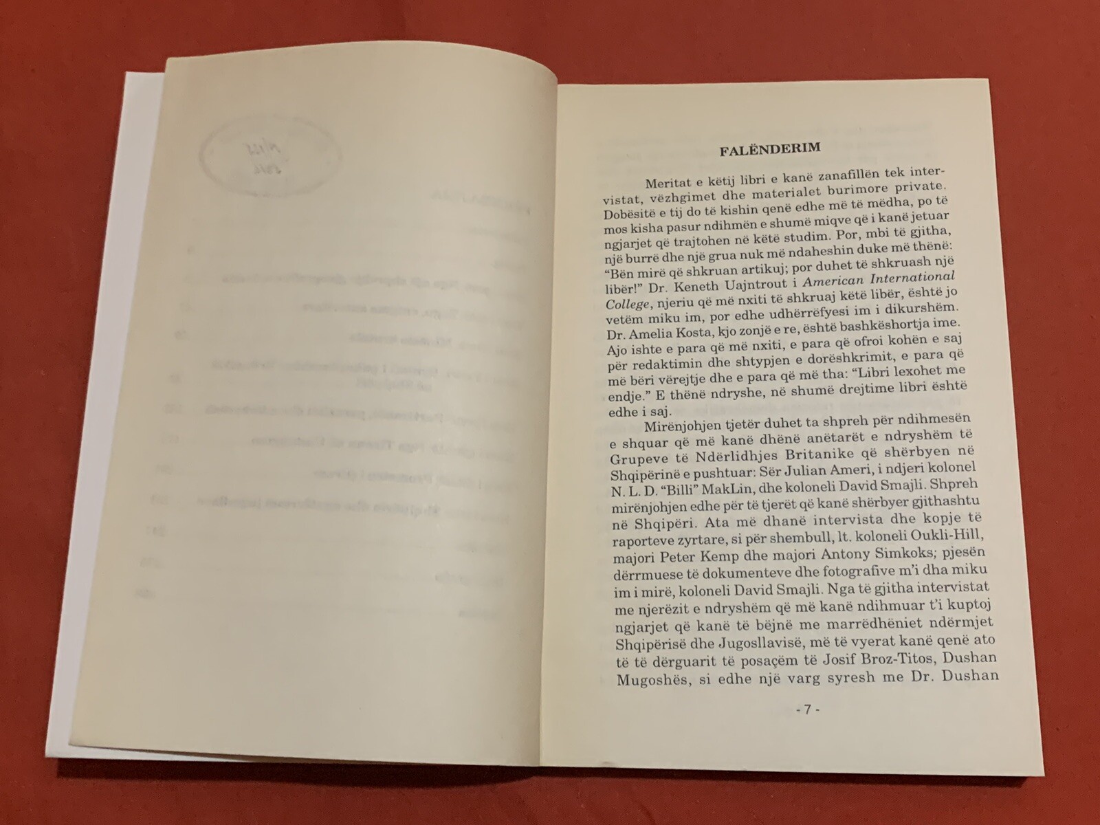 OLD ALBANIAN BOOK-NIKOLLAQ KOSTA-SHQIPERIA ENIGME EUROPIANE-1995-269 pages