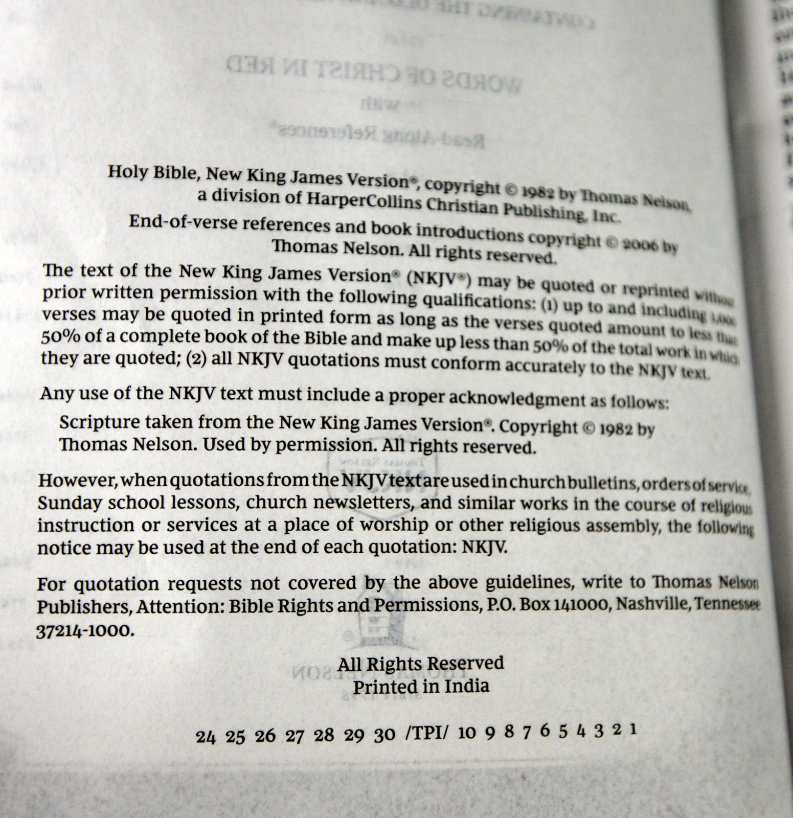 NKJV GIANT PRINT Holy Bible Indexed Edition Red Letter Brown Leathersoft NEW