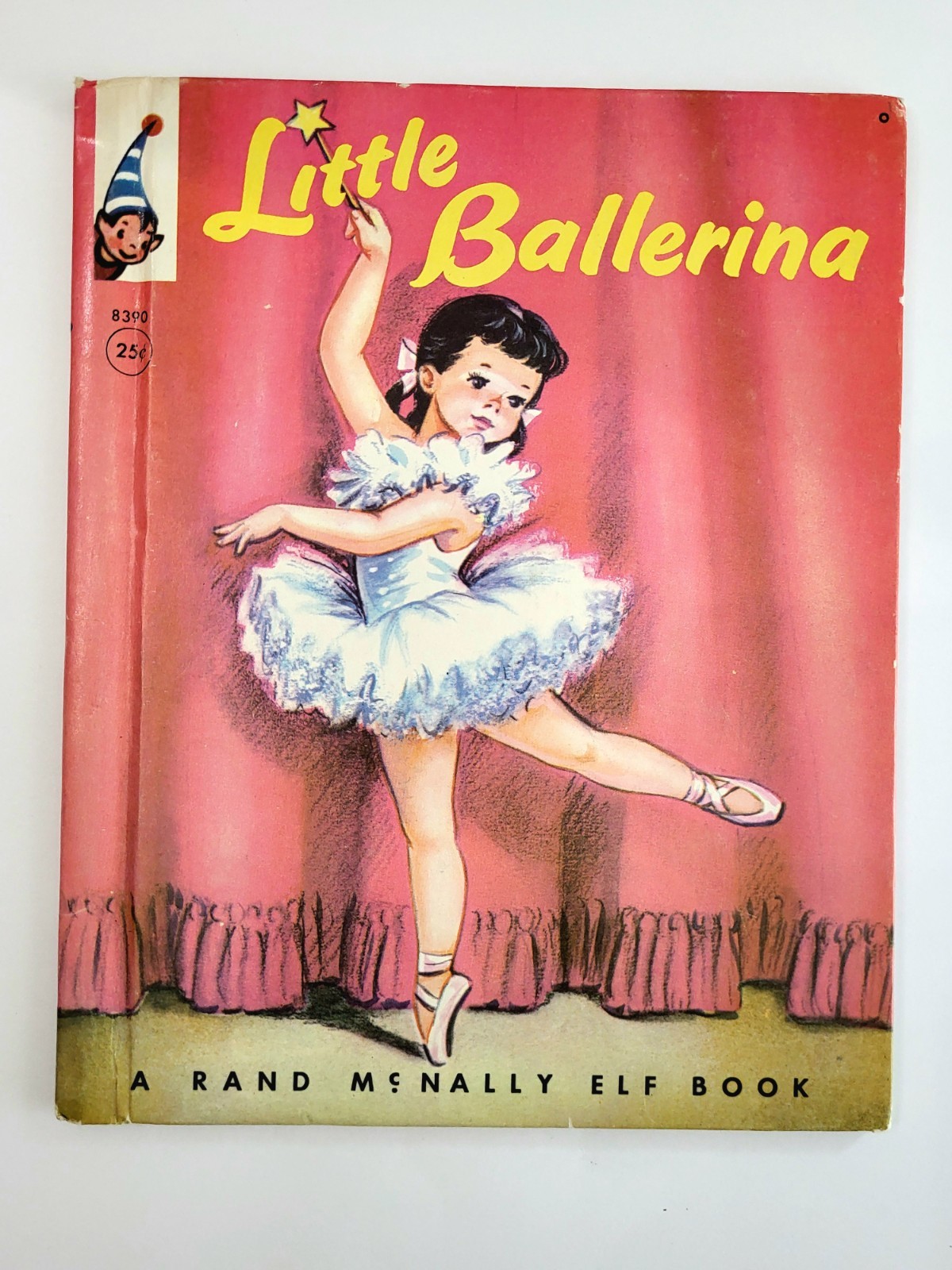 Little Ballerina Vintage Rand McNally Elf Book Hardcover Dorothy Grider