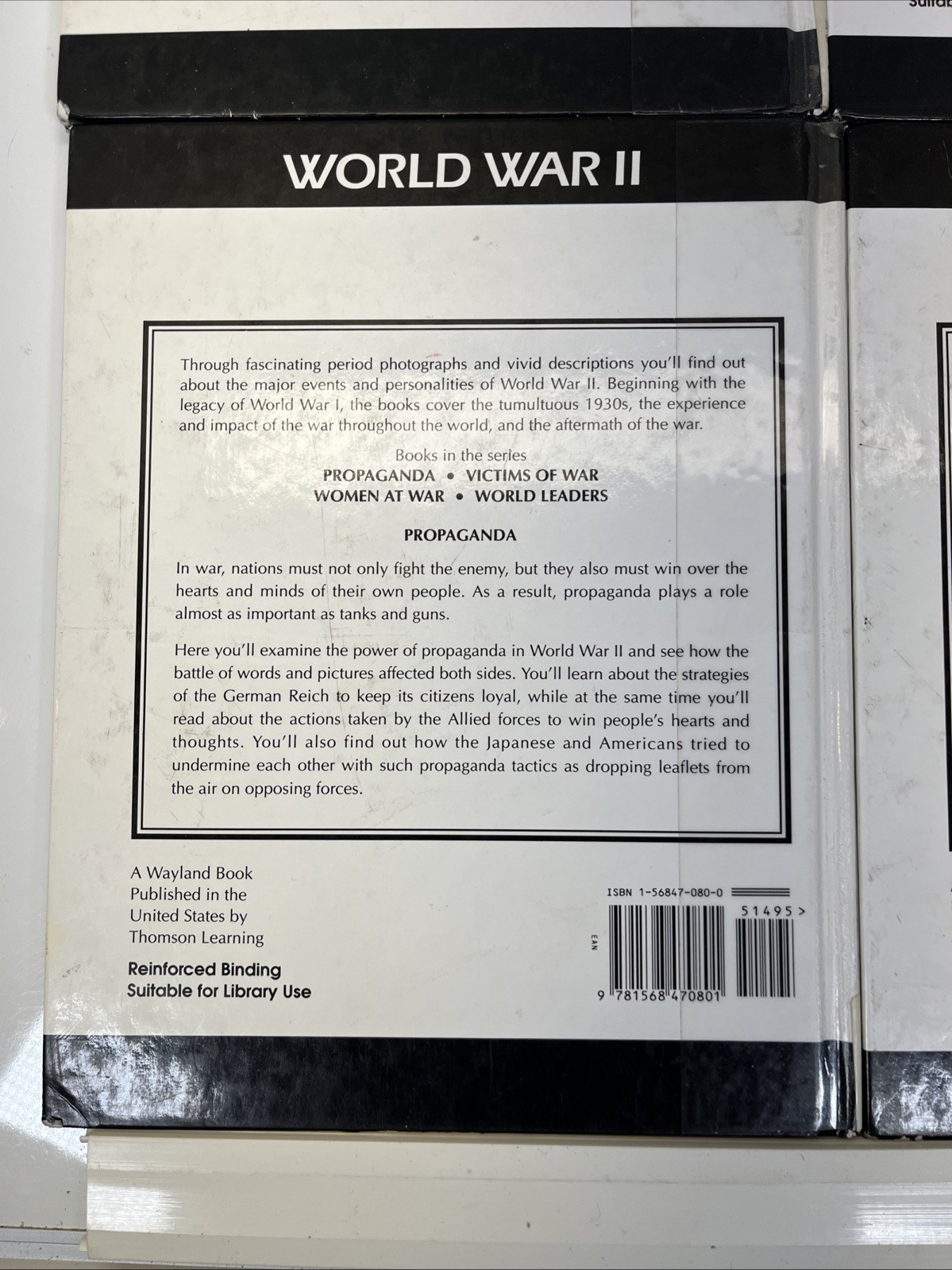 5 Library Edition World War II « Victims of War »  » World Leaders » « Propaganda »
