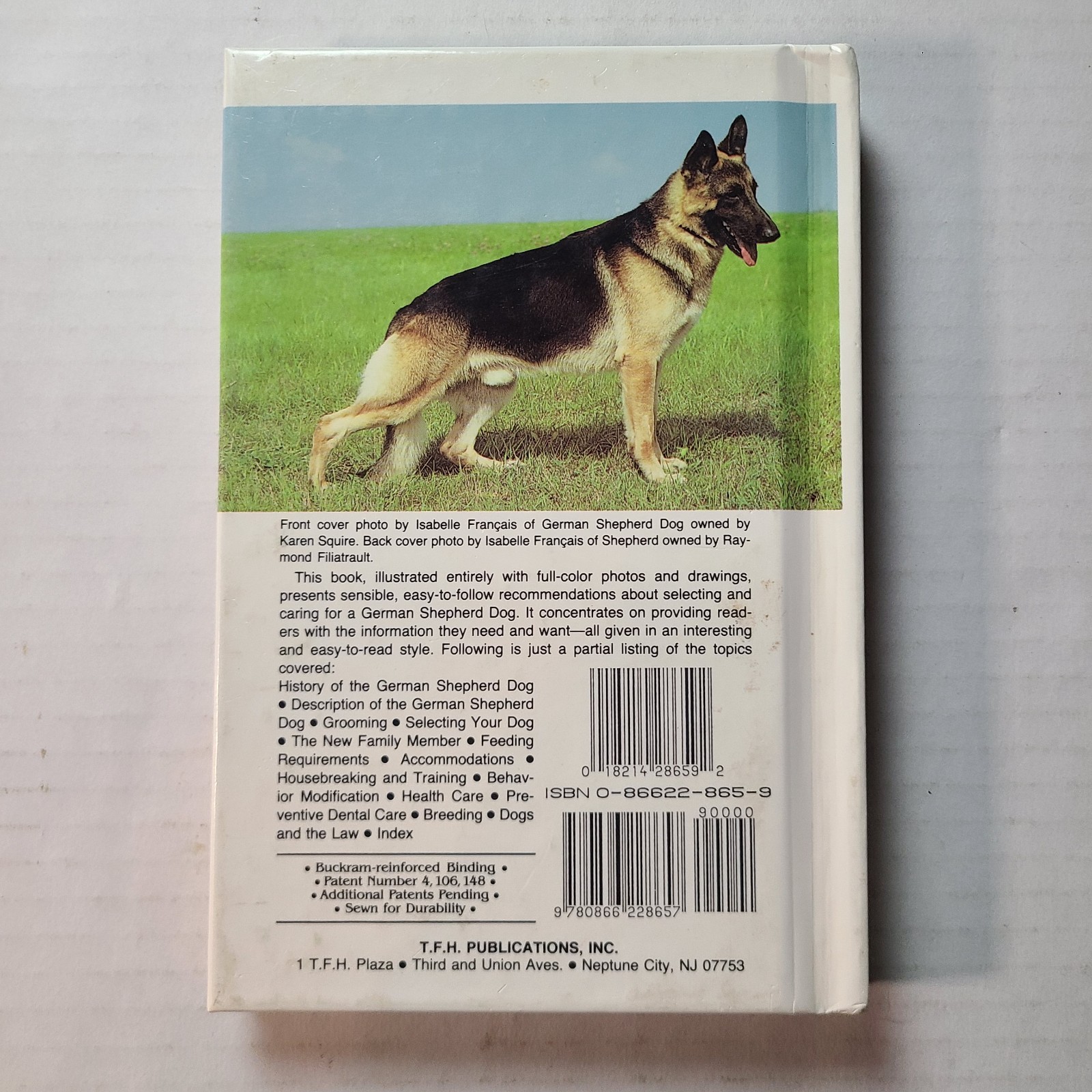 Vintage 1990 German Shepherds by Francis G. Kern Hardback Book 192 Pages