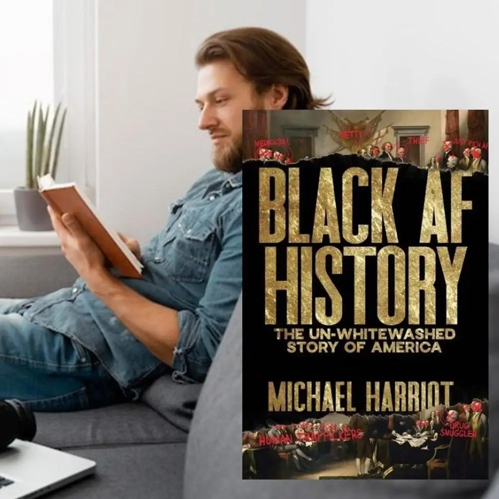 Black AF History: The Un-Whitewashed Story of America by Michael Harriot-A5Size
