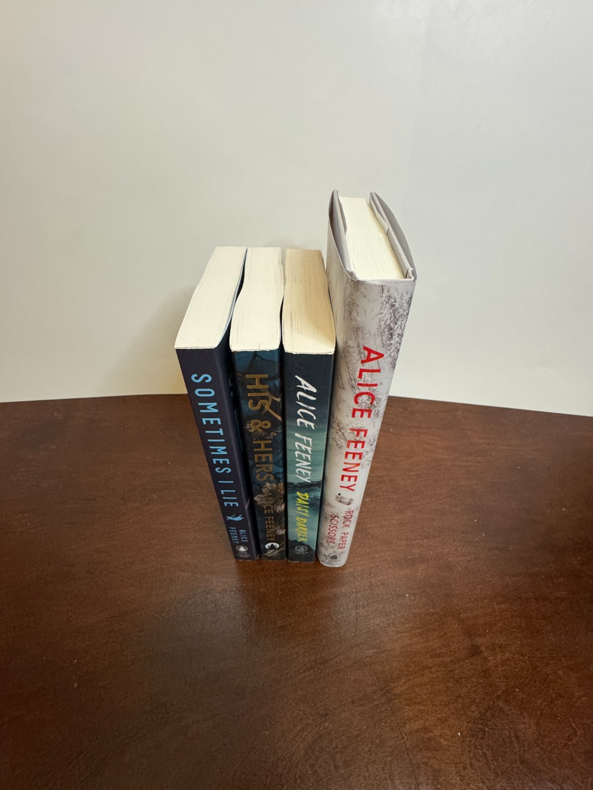 Alice Feeney 4 Book Bundle Thriller Set Daisy Darker Rock Paper Scissors NEW