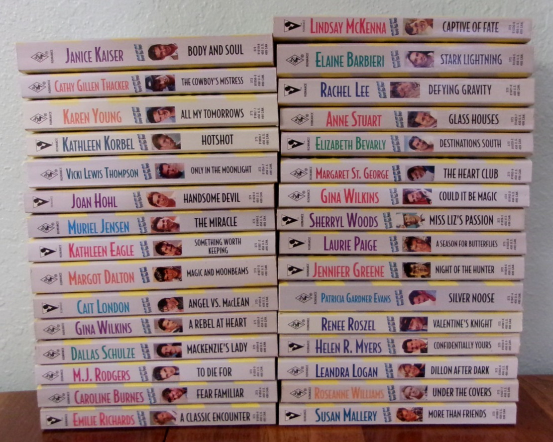 31 Harlequin &lsquo;Men At Work&rsquo; Series Romance Novels Paperback Books 80&rsquo;s/90s