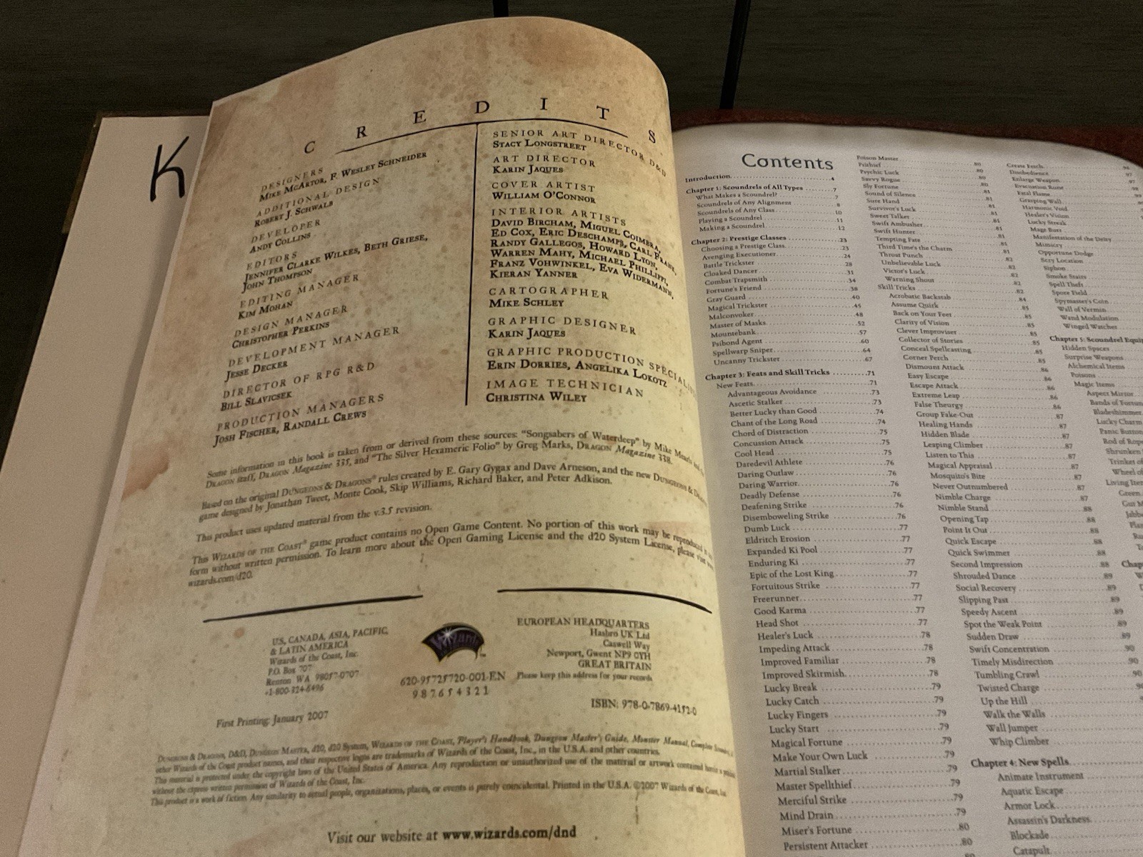 D &D Complete Scoundrel : A Player&rsquo;s Guide to Trickery and Ingenuity Hardcover