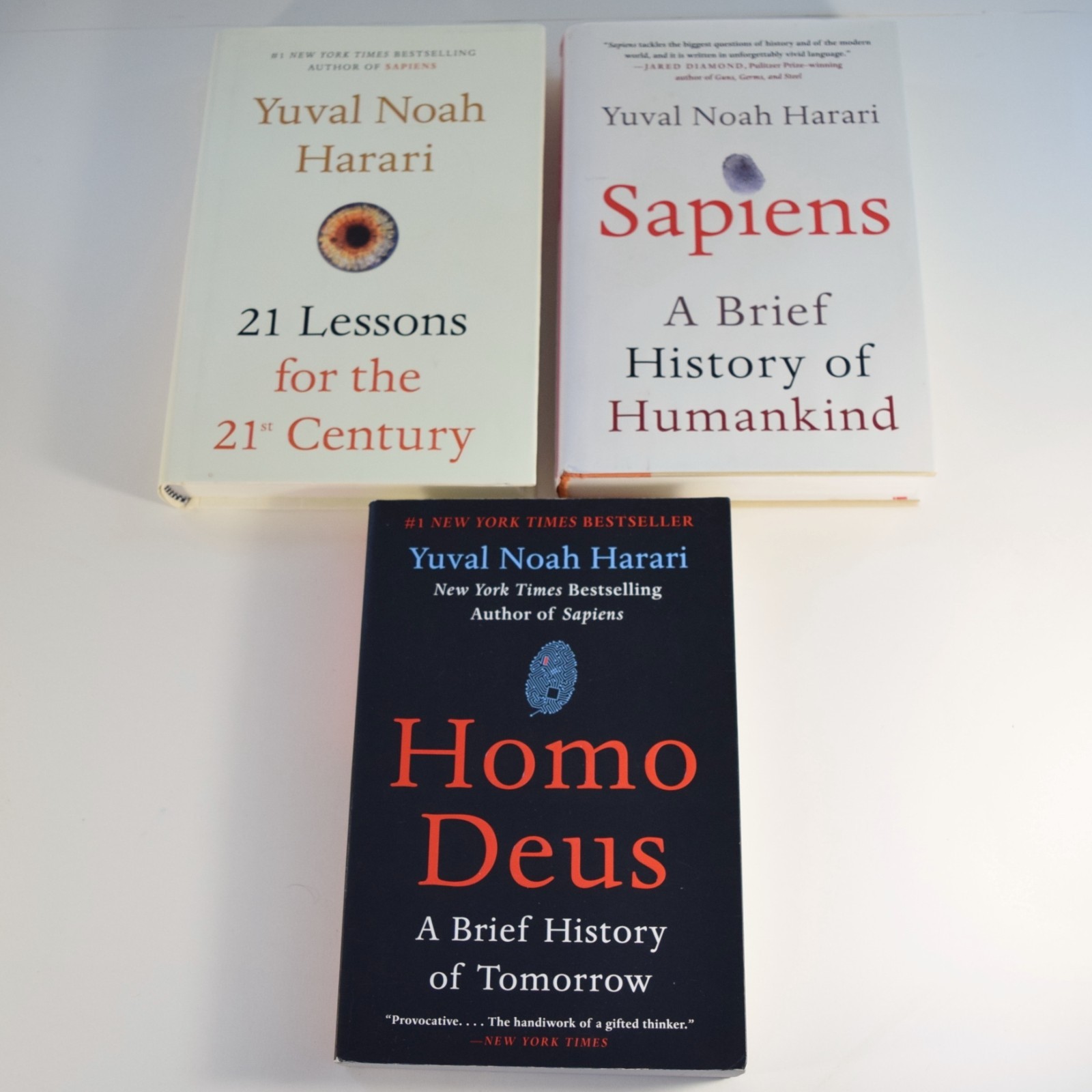 Yuval Noah Harari Set – Sapiens + Homo Deus + 21 Lessons for 21st Century