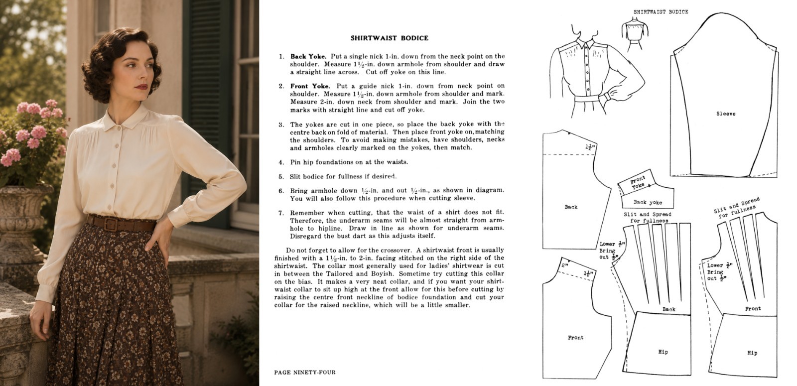 Systematic Dress Design Pattern Drafting Sewing Vintage 1930s Fashions | Jane