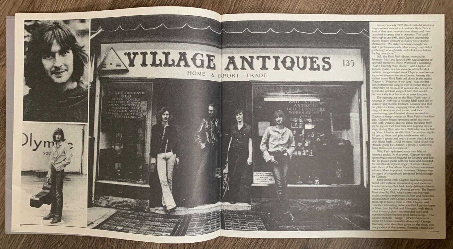 Eric Clapton Crossroads (Matte Finish/11.5&Prime;x11.5&Prime;) Magazine Program 30 pages VG+