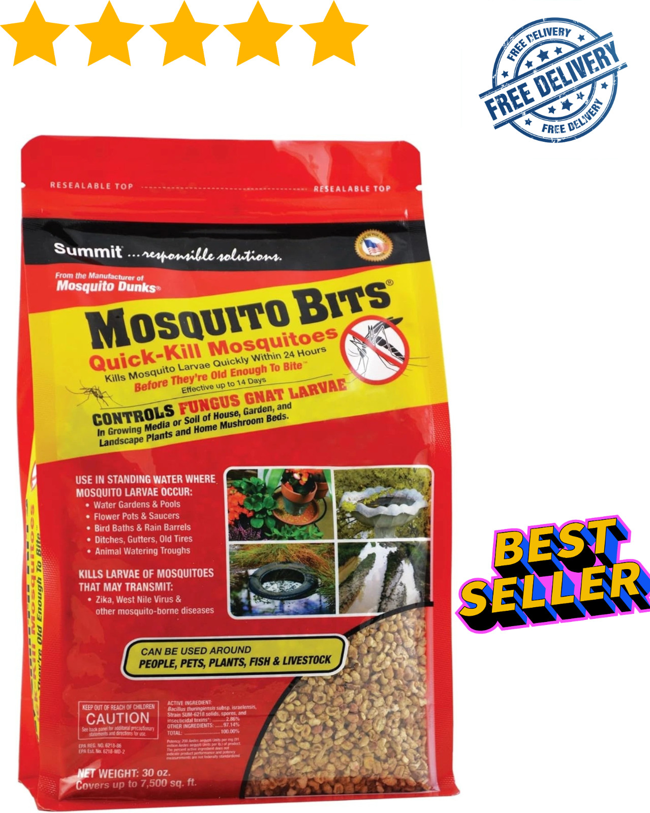 CHEMICAL CO 117-6 30OZ Mosquito Bits