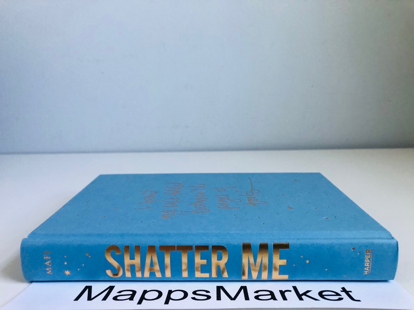 SIGNED Shatter Me Tahereh Mafi COLLECTOR&rsquo;S DELUXE LIMITED EDITION HC ~ Stenciled