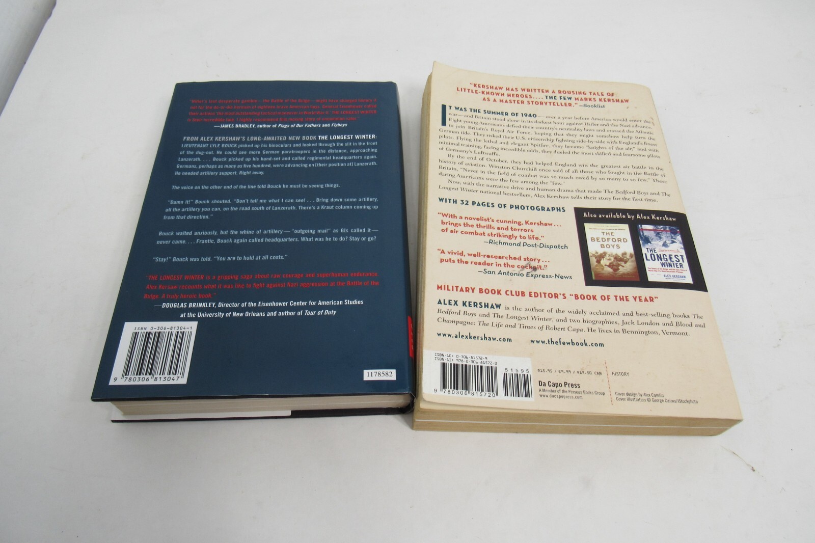 Set of Two Alex Kershaw Books The Few and The Longest Winter