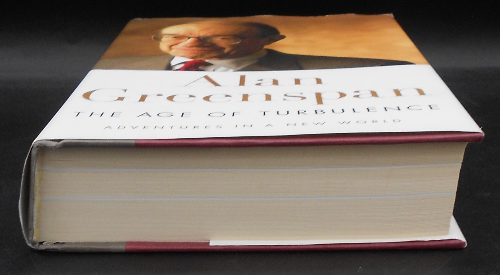 THE AGE OF TURBULENCE by ALAN GREENSPAN 2007, SIGNED HARD COVER/DJ VERY GOOD