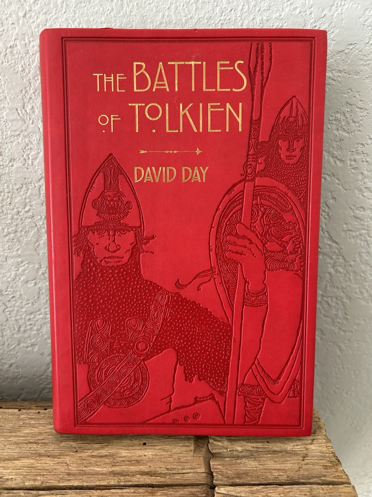 THE BATTLES OF TOLKIEN David Day Illustrated Flexi Bound Faux Leather Book