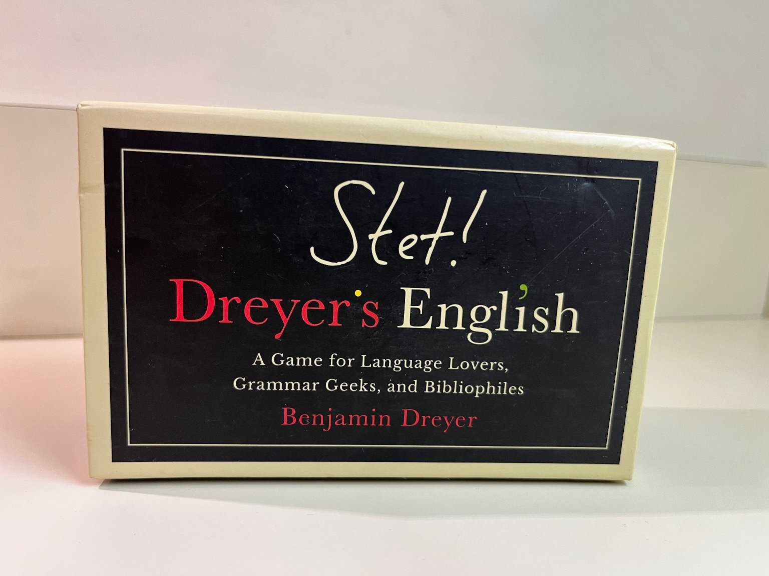 New Old Stock- Stet! Dreyer&rsquo;s English Card Game Language Lovers, Benjamin Dreyer