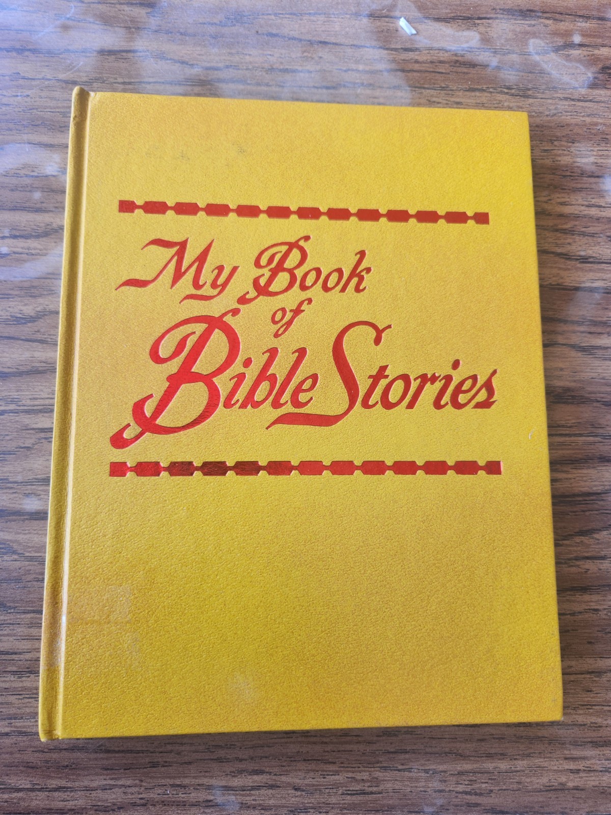 Vintage &lsquo;My Book Of Bible Stories&rsquo; Copyright 1978 Yellow Hardcover