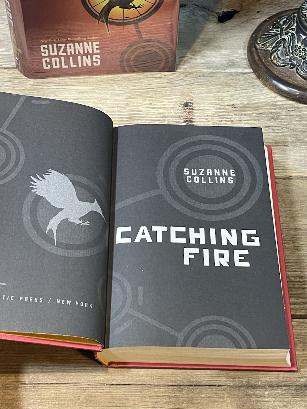 “Catching Fire” Suzanne Collins, 1st Edition First Printing 2009 HC Like New
